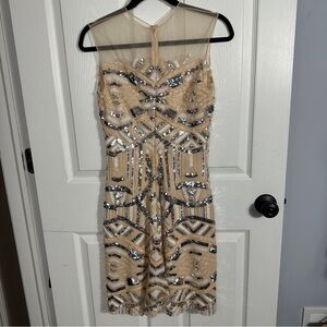 Marc Bouwer couture dress, one of two created, no size tag, luxury, exclusive